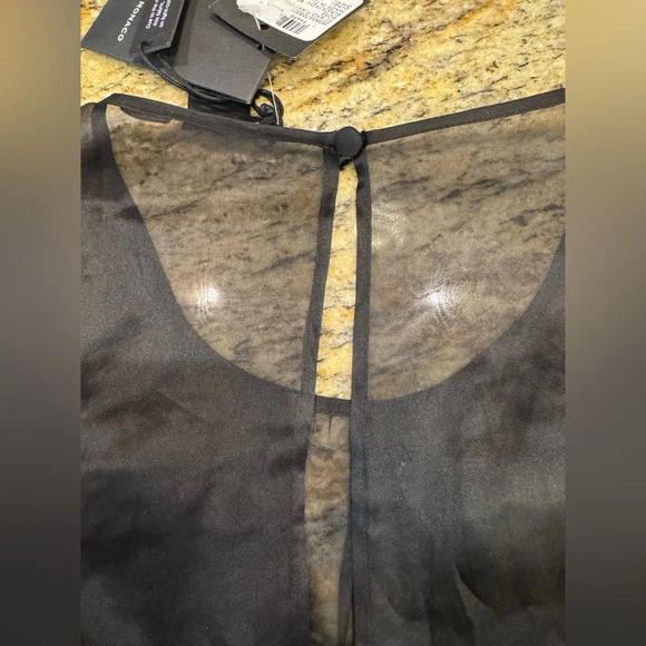 NWT Black Club Monaco Fit and Flare Black Dress Size 8 - Picture 5 of 10